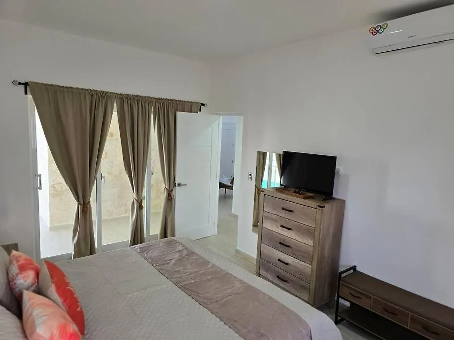 Lejlighed !!!New !!!Charming 2-2 Penthouse 2- 3 Min Walking To Bavaro Beach, El Cortecito- Solo A 2- 3 Min Caminando De La Playa Punta Cana