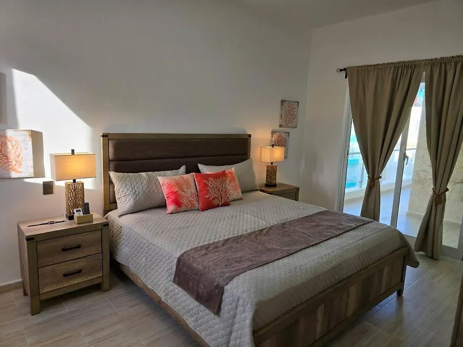 !!!New !!!Charming 2-2 Penthouse 2- 3 Min Walking To Bavaro Beach, El Cortecito- Solo A 2- 3 Min Caminando De La Playa Punta Cana 0*,  Den Dominikanske Republik